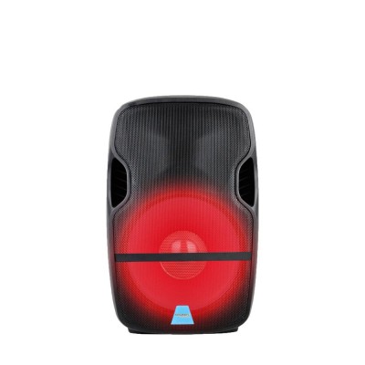 Accuracy Pro Audio CMB15AFQ-LED4-KIT 15'' plastic active powered amplified speaker with led light and speaker stand